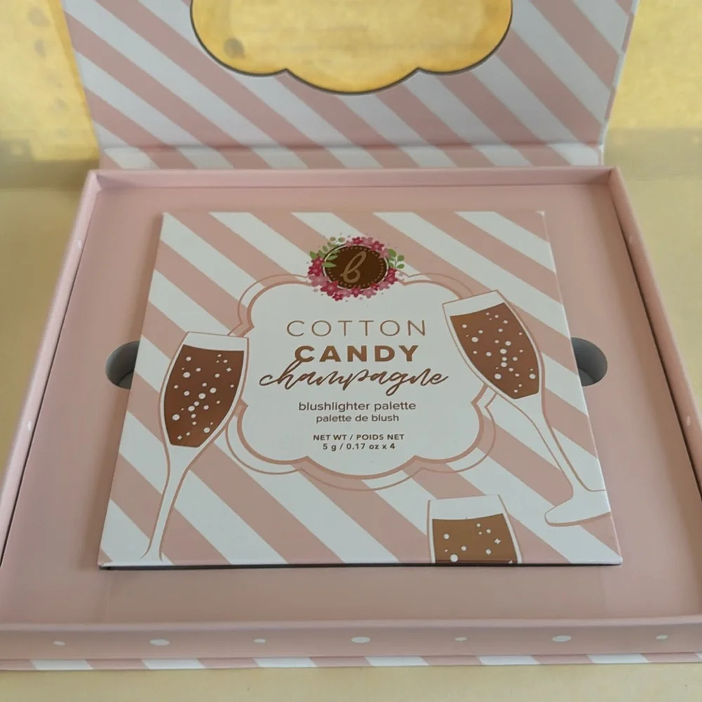 BEAUTY BAKERIE Cotton Candy Champagne Blush Palette NIB $38